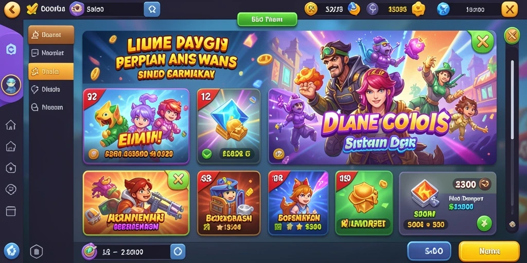 Screenshot aplikasi IW777 dengan hadiah bonus menarik di layar.