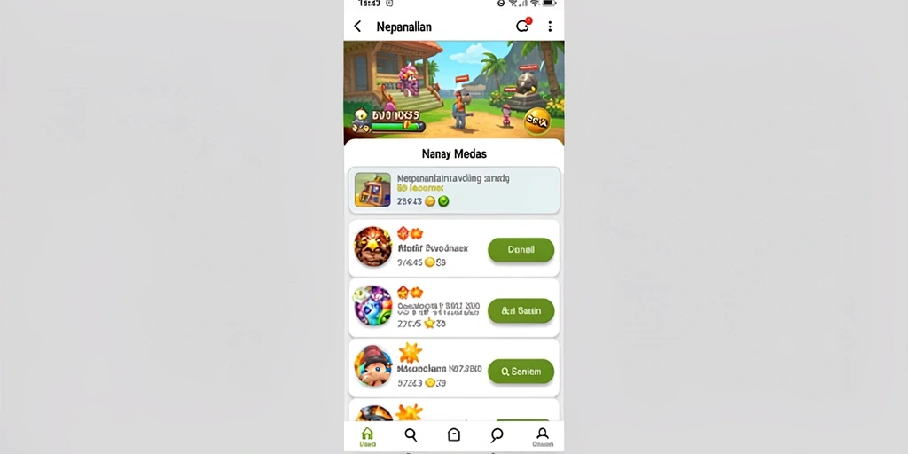 Sistem reward yang memotivasi pemain untuk terus bermain.