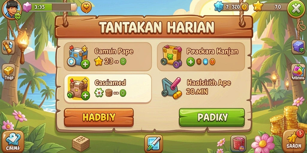 Grafik yang memukau dan penuh warna.