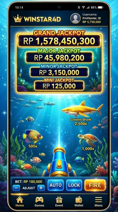 winstar4d — layar beranda